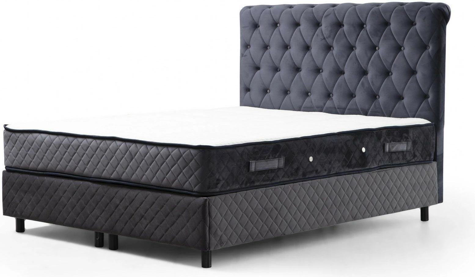 Set dyshe me dyshek, bazë dhe shtrat, Skye Decor Sonata 150x200, anthracite