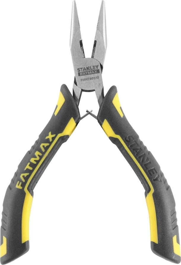 Pincë konike mini Stanley FMHT0-80517, çelik cilësor, dorezë dy-materiale, kthim me sustë, zi/verdhe