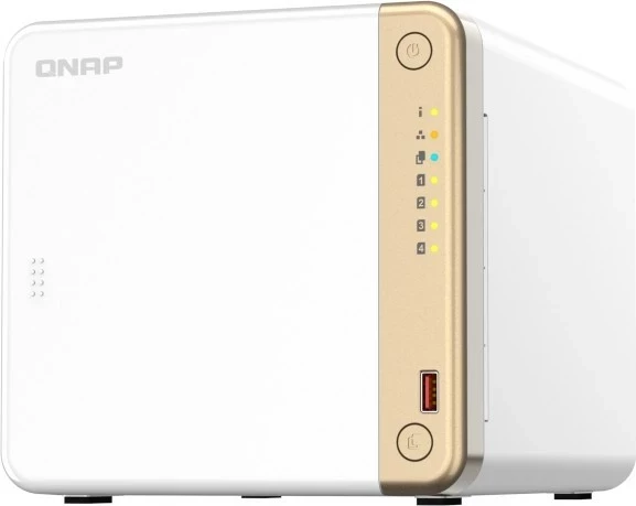 NAS Qnap TS-462-4G, 4GB RAM, Intel Celeron N4505, e zezë