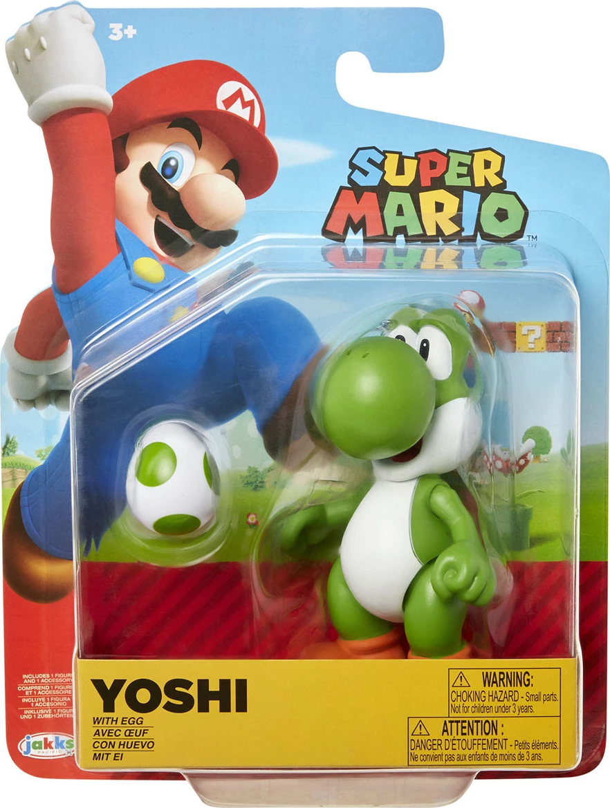 Super Mario Figure - Yoshi (Green) with Egg