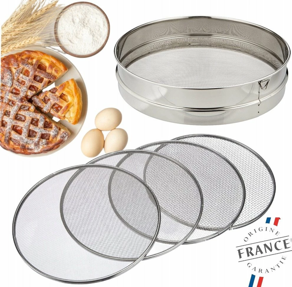 Sitë De Buyer D-4605-21 inox, set 4 rrjeta, argjendtë