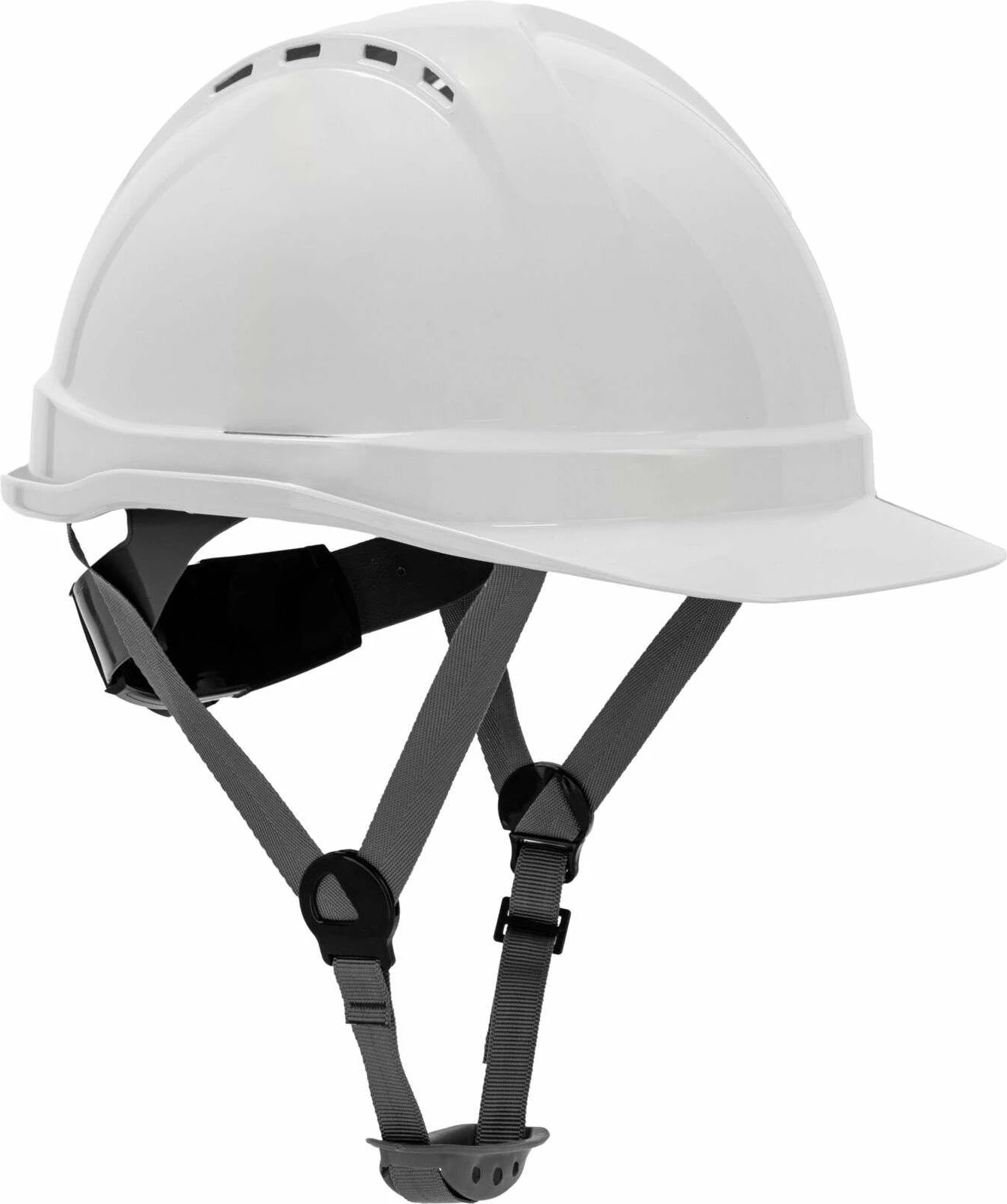 Helmetë sigurie LAHTI PRO L1041005, e ventilume (Air Vents), EN397/CE, CAT II, e bardhë