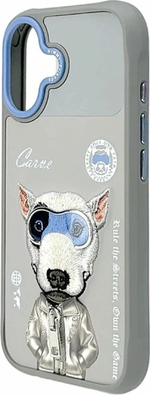 Kapak telefoni Nimmy Cool&Cute 2.0 për iPhone 17, gri
