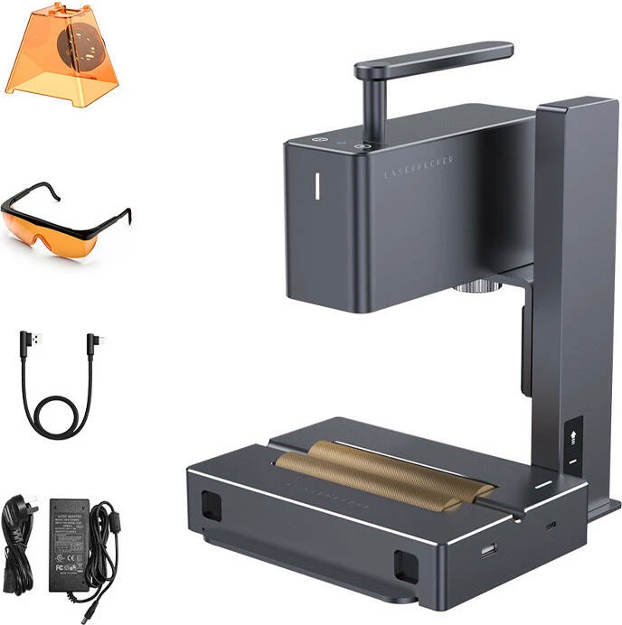 Pajisje gravimi me lazer LaserPecker L2 Suit Version, 5W, e zezë