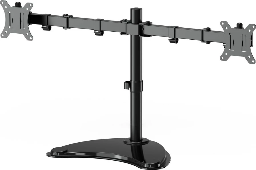 Mbajtëse tavoline për monitorë Gembird MS-D2ST-02, për 2 monitorë, 13-32", e zezë