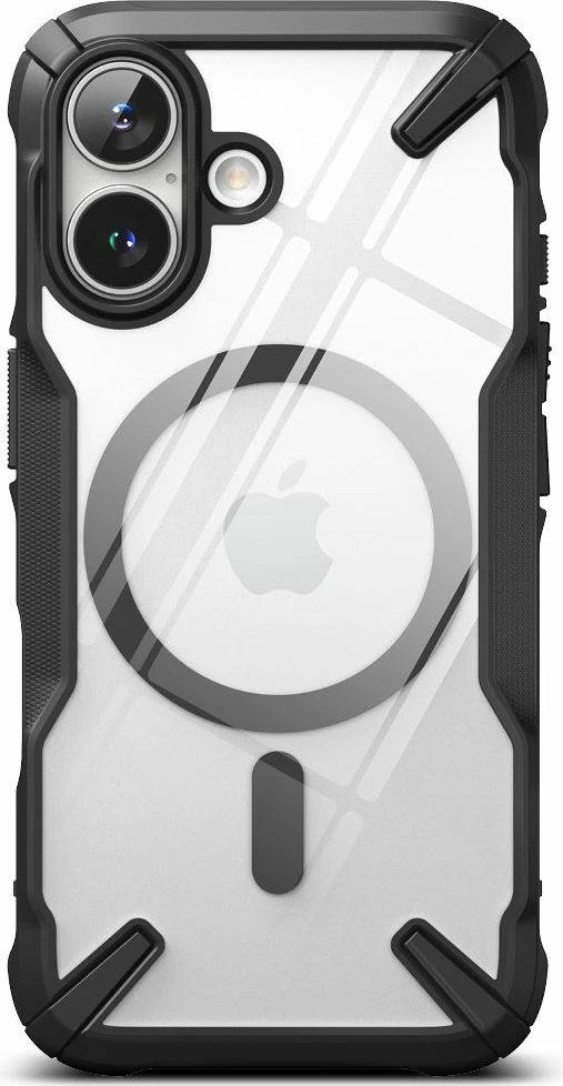 Mbështjellës Ringke Fusion X MagSafe për iPhone 16, i zi