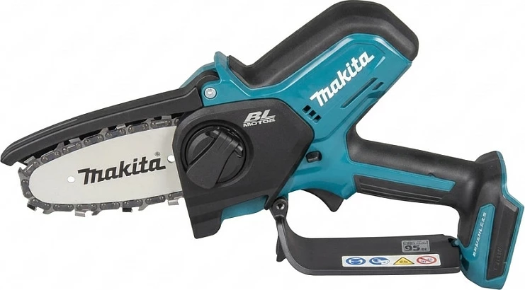 Sharrë degësh me bateri Makita DUC101RF06, mini sharrë zinxhiri, blu/të zezë