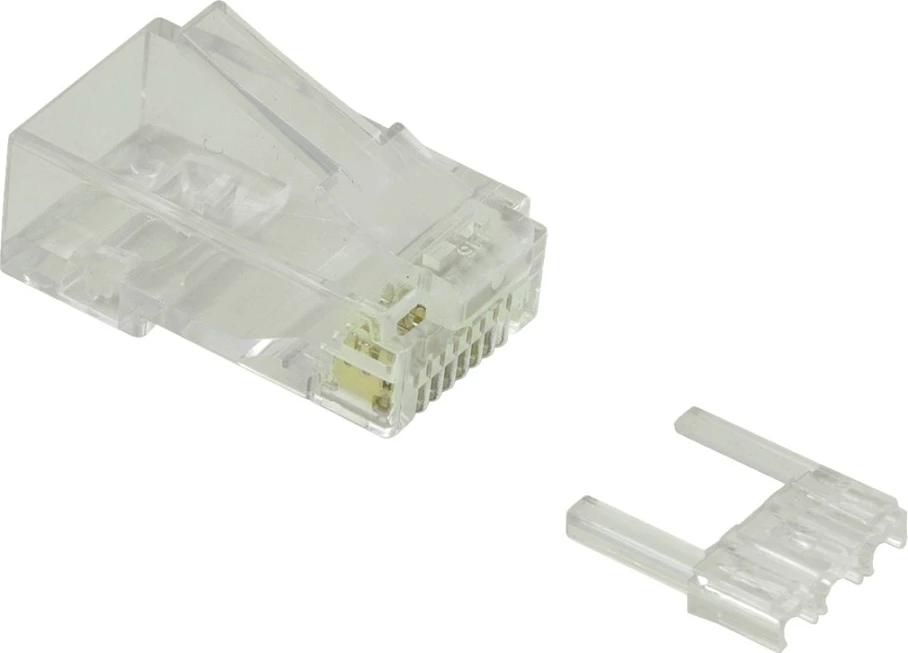 Konektor RJ45 VALUE 21.99.3062, Cat6, 10 copë, transparent