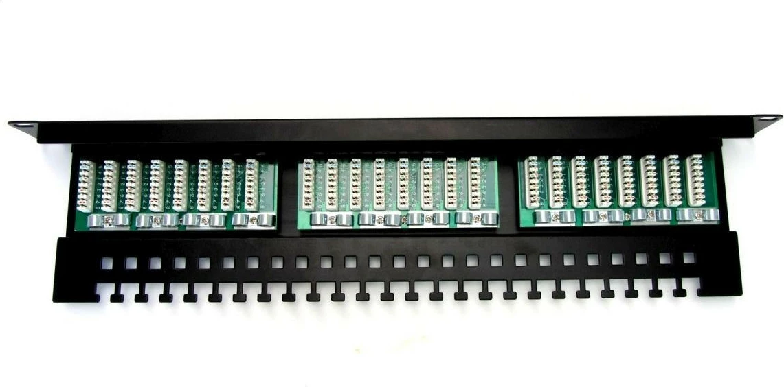 Patch panel Digitus DN-91524U-EC, 24 porta, Cat.5e, 1U, 19", e zezë