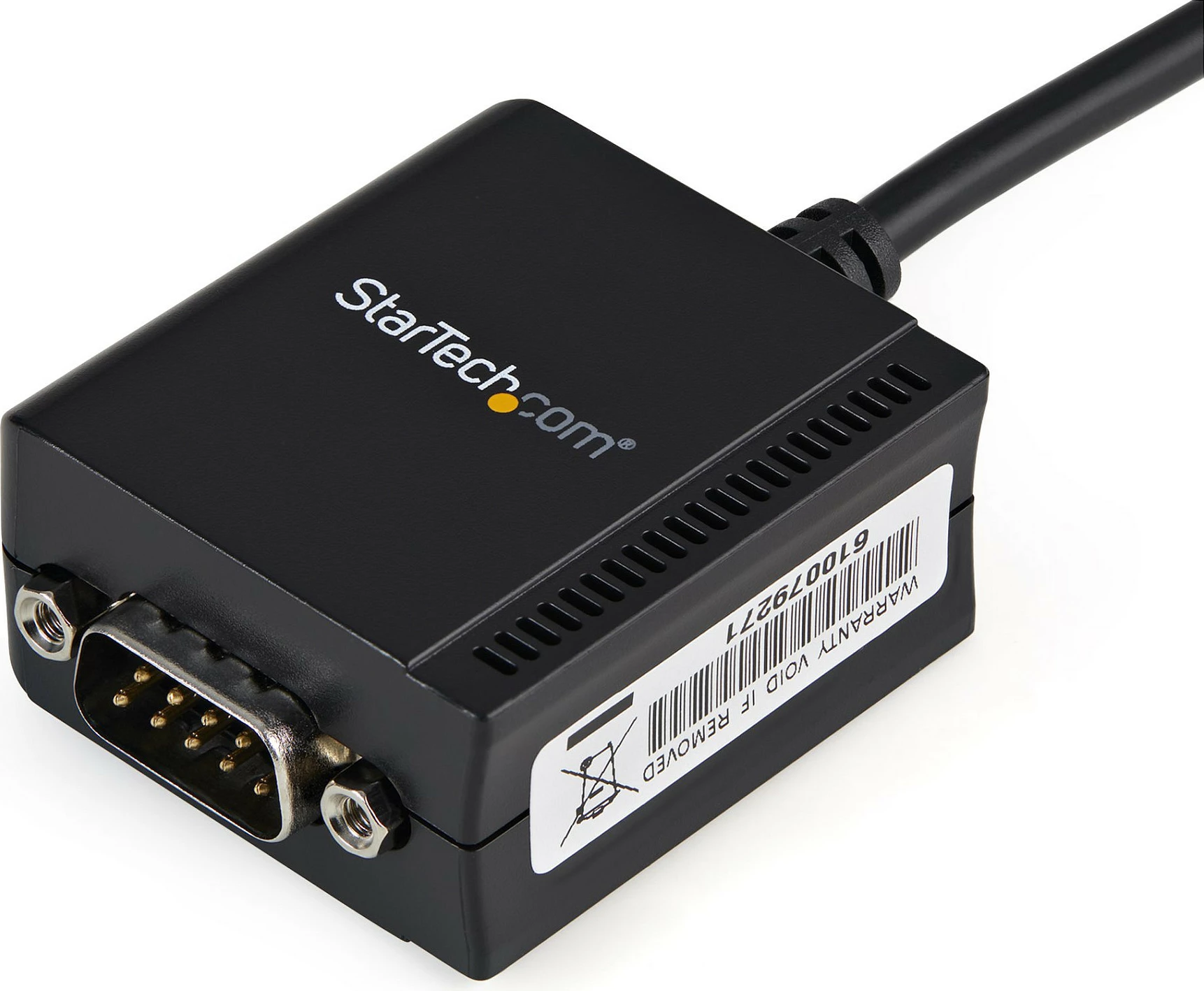 Kabllo adapter USB në Serial RS232 StarTech ICUSB2321F, DB9, USB 2.0 A, 0.2 m, i zi