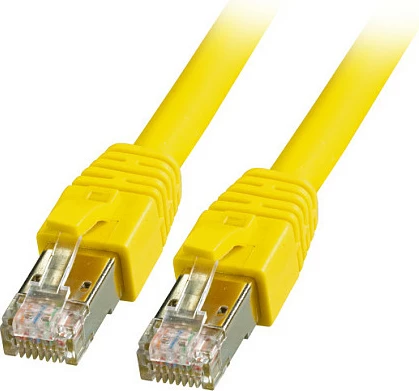 Kabllo rrjeti EFB Elektronik Cat8.1 RJ45 S/FTP 5m, e verdhë