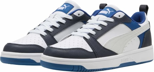 Atlete për fëmijë Puma, të bardha e kaltër