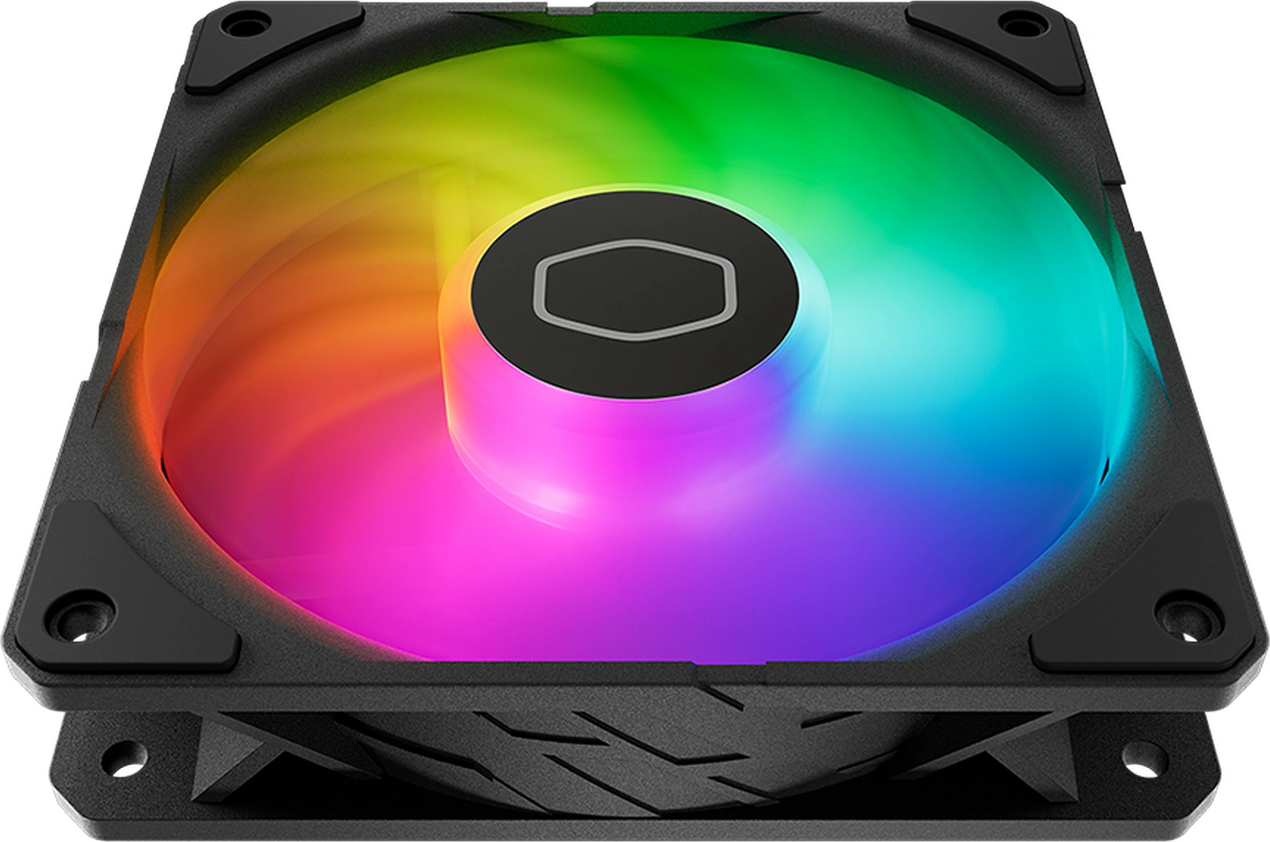Ventilator për kasë Cooler Master SickleFlow Edge 120 ARGB, 120mm, PWM 4-pin, i zi