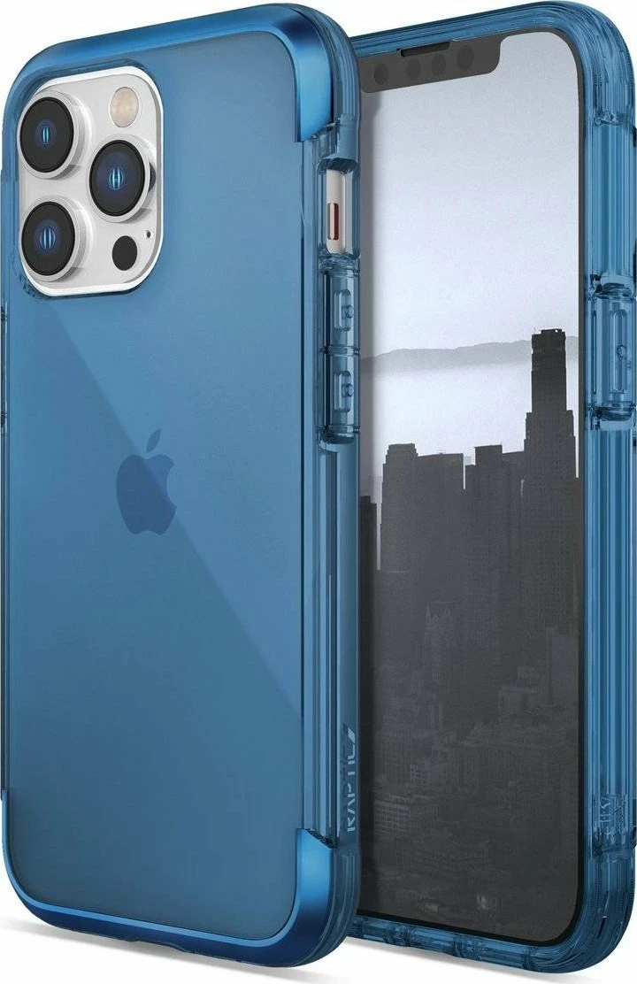 Mbështjellës Raptic X-Doria (Air) për iPhone 14 Pro, TPU, mbrojtje 4 m, MagSafe, blu