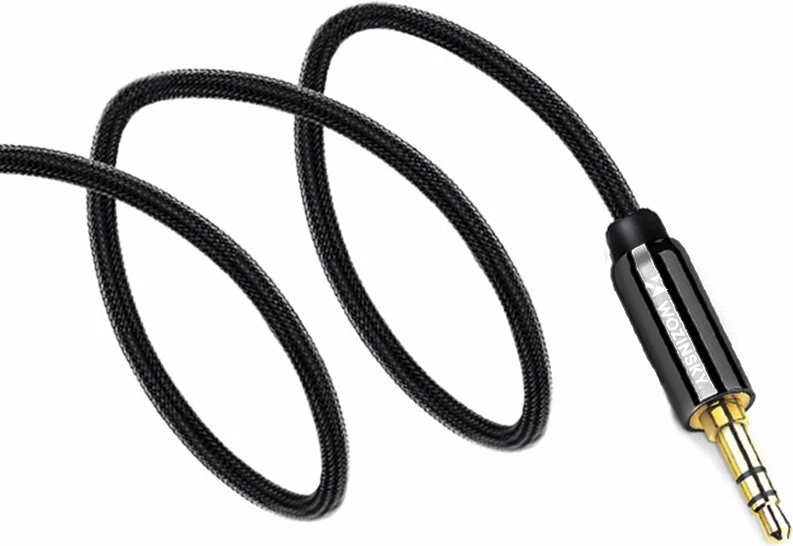 Kabllo AUX Wozinsky WACSAB-3M, mini jack 3.5 mm (mashkull-mashkull), 3 m, e zezë
