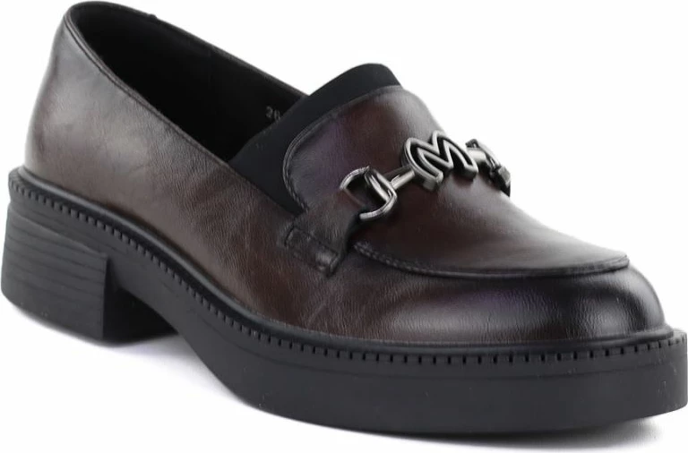 Këpucë loafers femra Vinceza 39985, burgundy