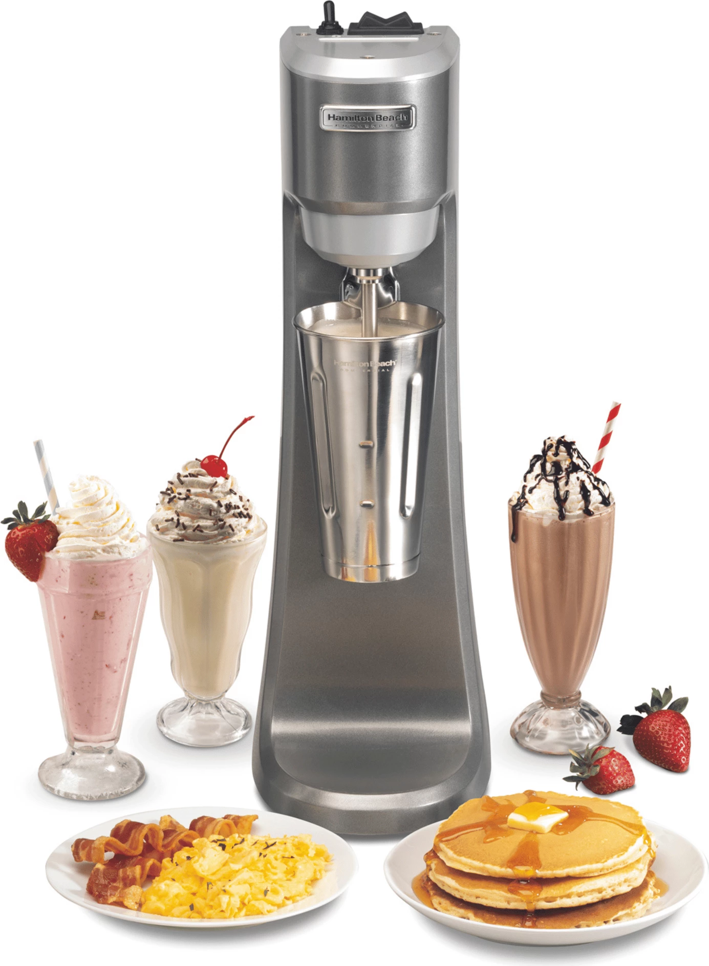 Mikser pije me një bosht, Hamilton Beach Commercial, 1/3 HP, 165×170×550 mm, gri