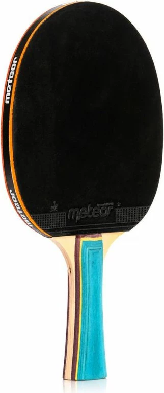 Raketë për tenis tavoline Meteor Zephyr, për meshkuj dhe femra, e kuqe [Madhësia: Standarde]