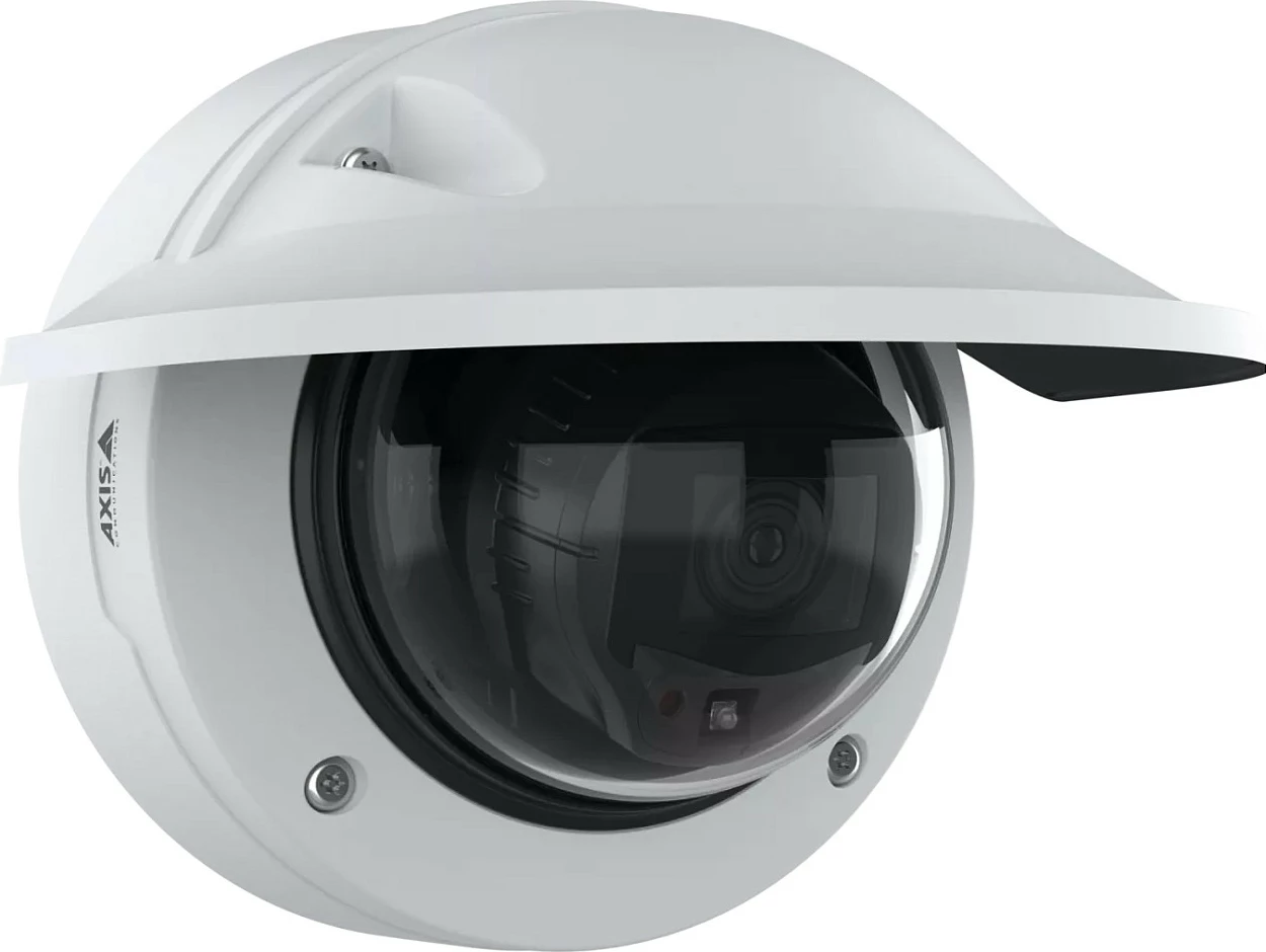 Kamerë sigurie IP Axis P3277-LVE, Dome, 5MP, Wired, Indoor/Outdoor, bardhë/zezë