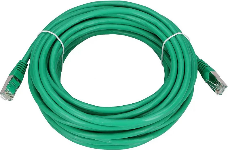 Kabllo rrjeti Extralink Cat6 FTP 10m RJ45, 1Gbit/s, e gjelbër