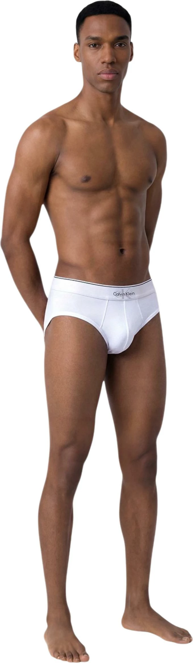 Të brendshme për meshkuj Calvin Klein Underwear HIP BRIEF 3PK LV00NB4471, të zeza/gri [Madhësia: S]
