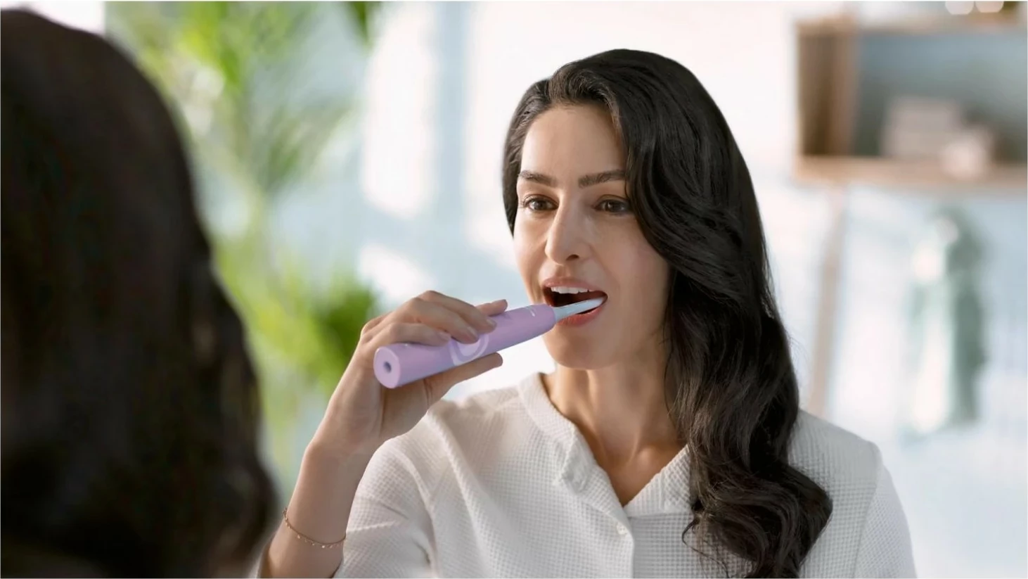 Furçë dhëmbësh sonike Philips Sonicare 4100 HX3689, 2 nivele intensiteti, ngjyrë vjollcë