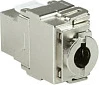 Keystone jack LogiLink EconLine Cat.6A STP RJ45, 17.2mm, 22-26 AWG, argjendtë