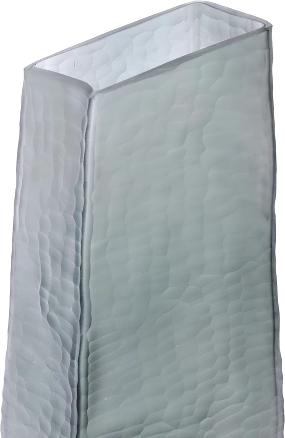 Vazo Meissel, qelq gri, 15x9x40 cm