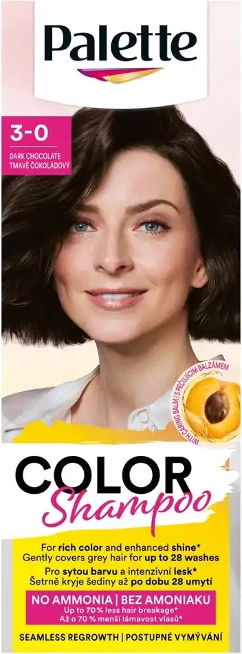 Shampon ngjyrues për femra Palette 3-0 Dark Chocolate