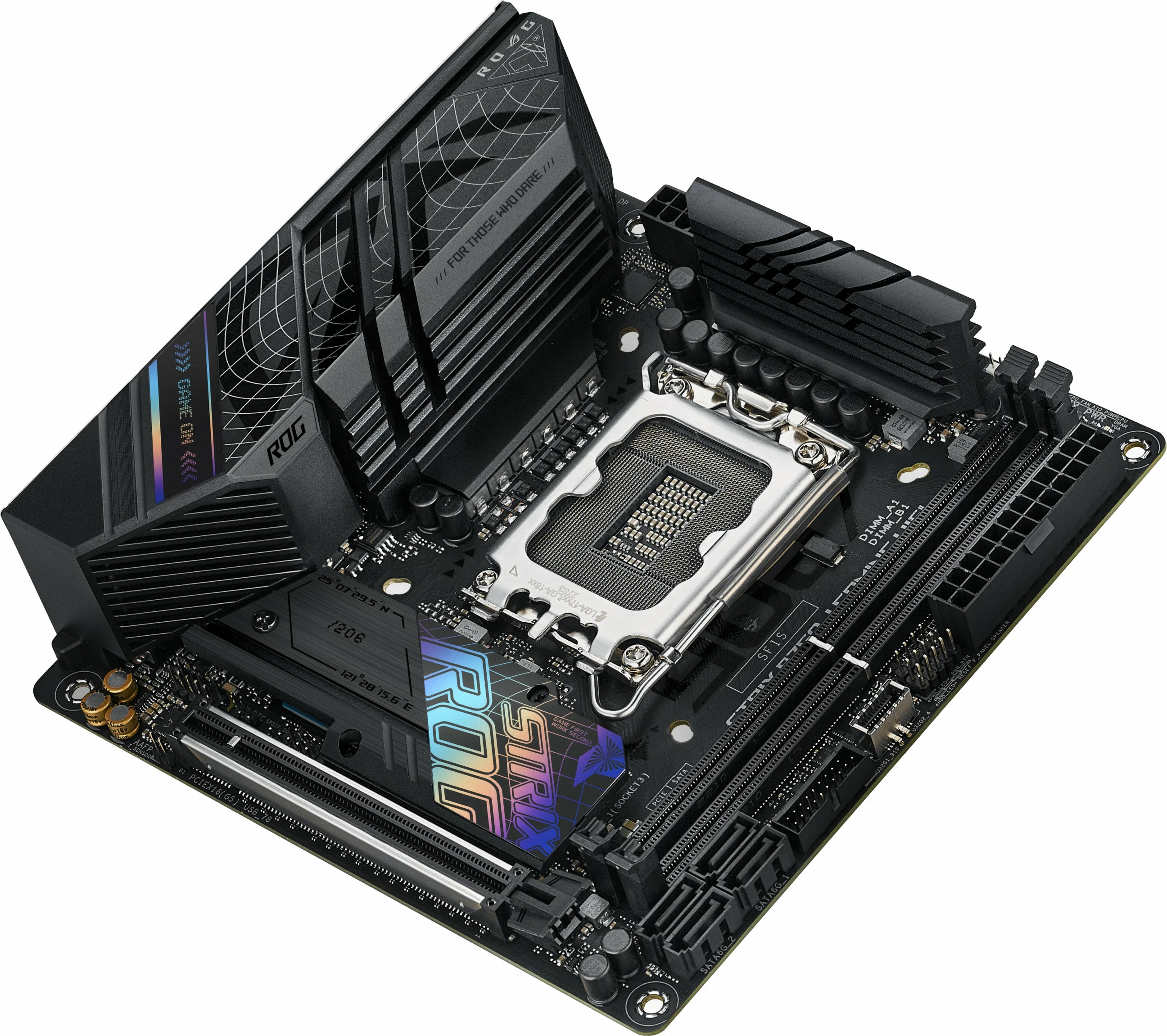Pllakë amë ASUS ROG STRIX B760-I GAMING WIFI, Intel, LGA 1700, DDR5-SDRAM, 96 GB