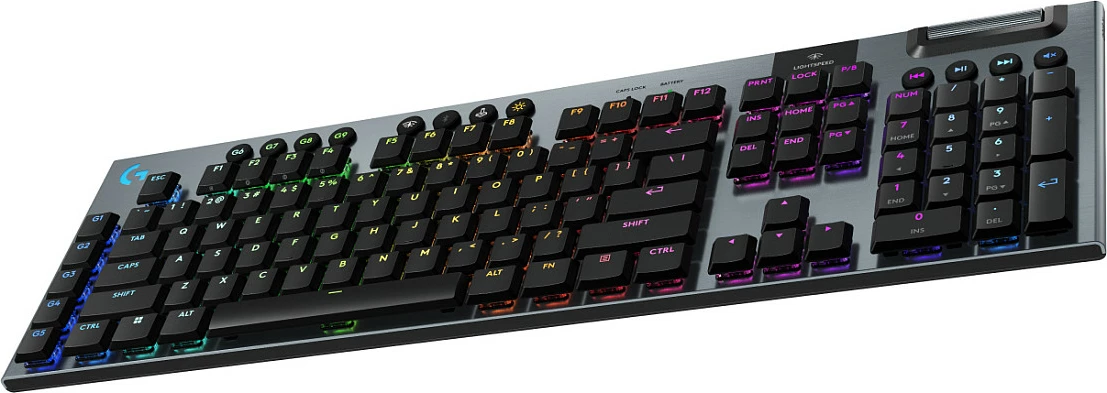 Tastierë gaming Logitech G915 X LIGHTSPEED wireless, layout FR, e zezë