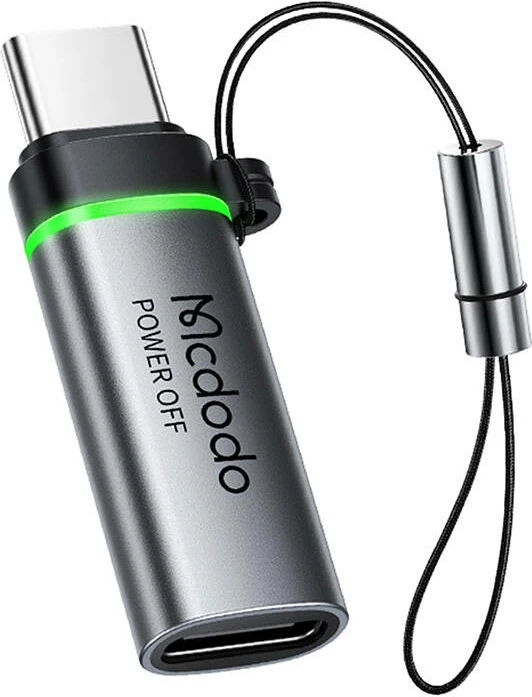 Adapter USB-C në USB-C Mcdodo OT-2450, auto power off, zi