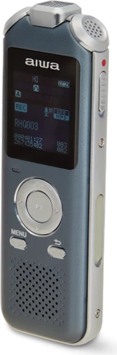 Diktafon digjital Aiwa DVR-M700 16GB, microSD deri 128GB, MP3/WAV, gri