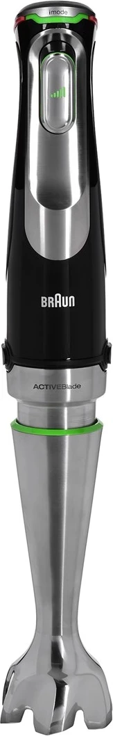Blender zhytës Braun MultiQuick 9 MQ 9187XLI 1200 W 0.6 L, set me enë procesori, i zi/inox