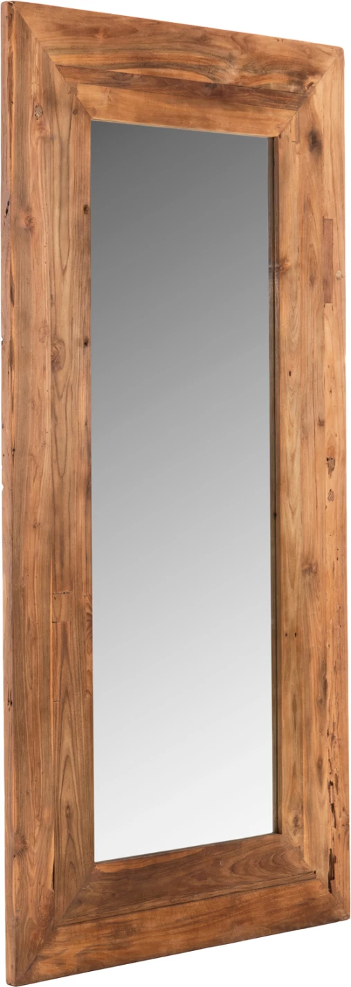 Pasqyrë muri YORKSHIRE FH4268 kornizë druri TEAK i ricikluar 80x130cm