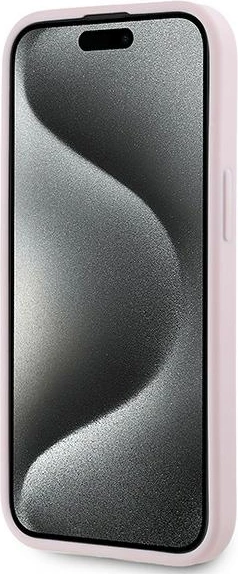 Mbështjellës Karl Lagerfeld Diagonal Quilted Script për iPhone 15/14/13, Rozë