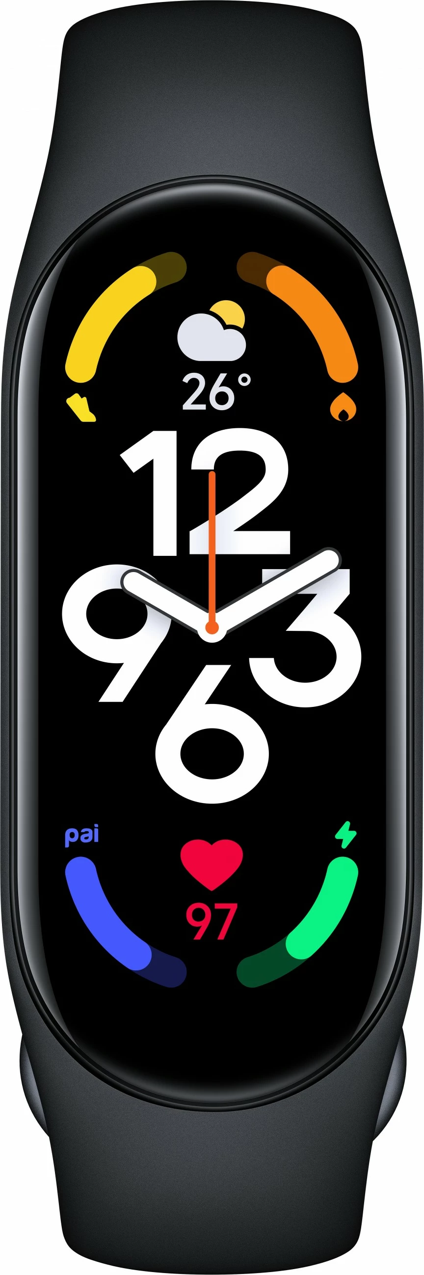 Smartwatch Xiaomi Smart Band 7, 1.62", AMOLED, 180 mAh, e zezë
