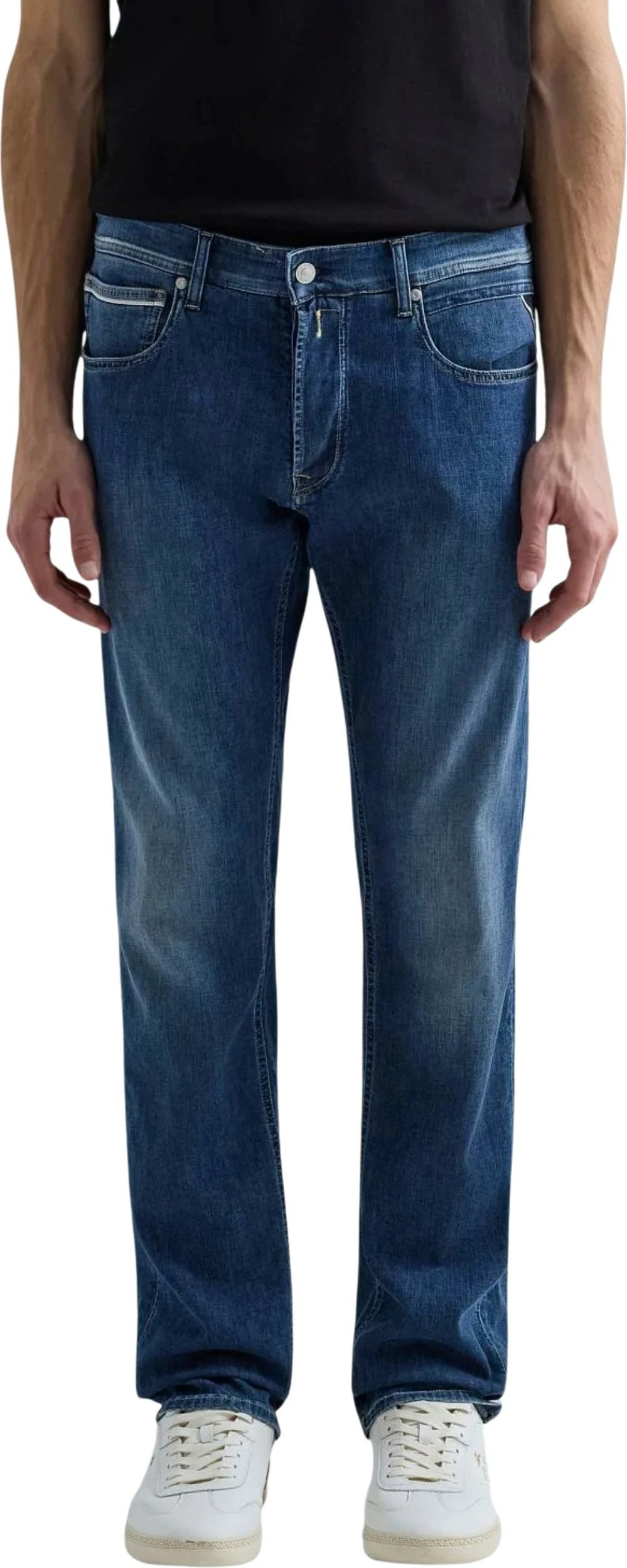 Xhinse për meshkuj Replay Straight MA972J.000.785 154, denim blu [Madhësia: W32 L32]