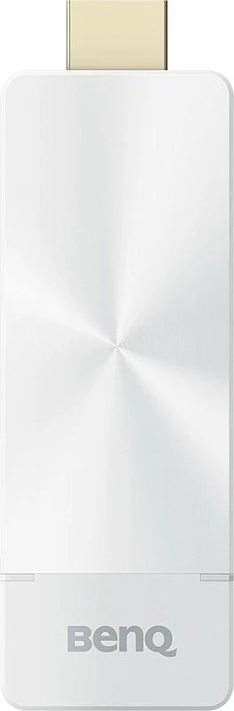 Adapter streaming BenQ Qcast Mirror QP30, HDMI, AirPlay/Miracast, Wi‑Fi 2.4/5GHz, iOS/Android/ChromeOS, i bardhë