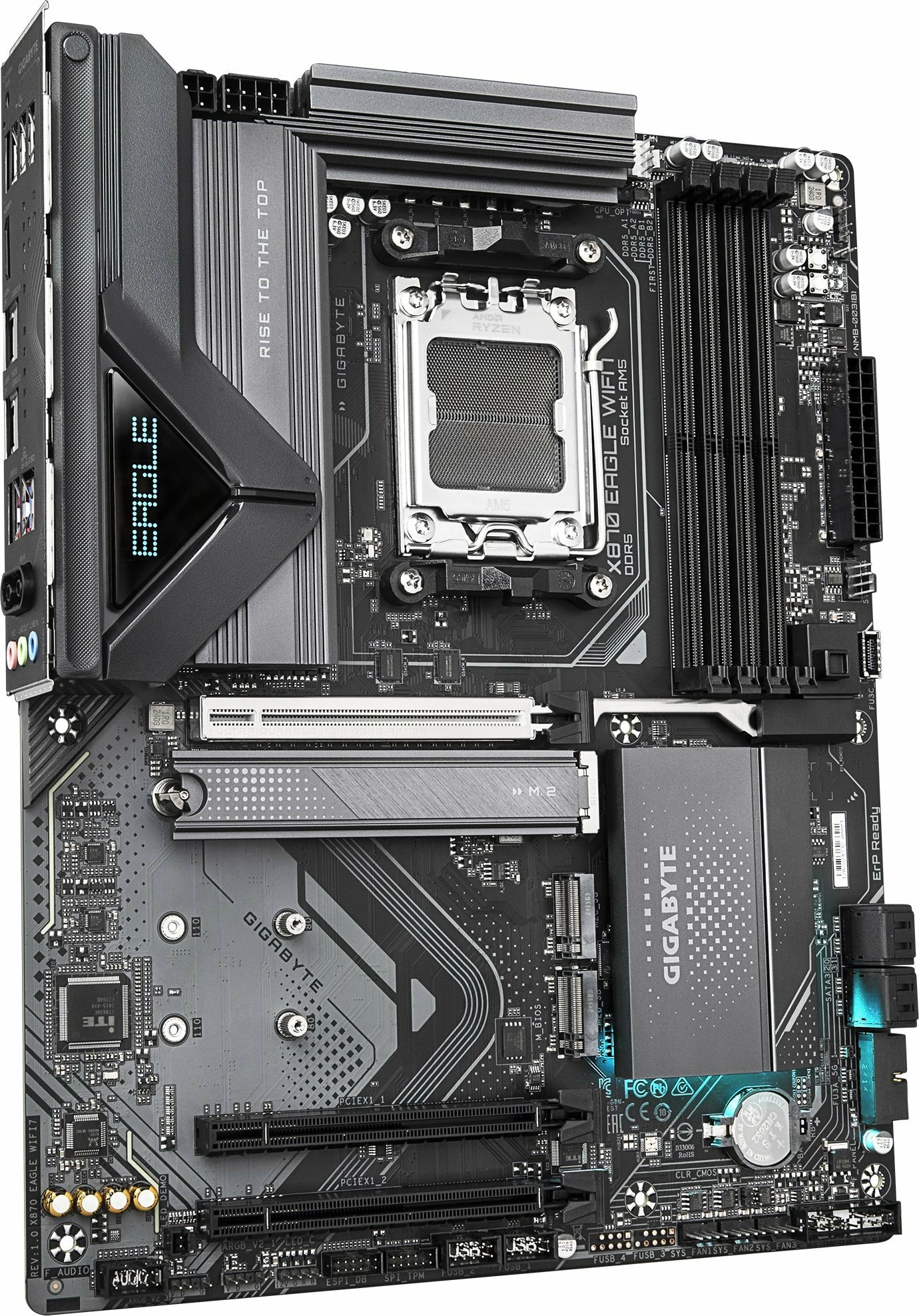 Pllakë amë Gigabyte X870 EAGLE WIFI7 ATX Socket AM5 DDR5 256GB Wi‑Fi 7 me antenë Wi‑Fi