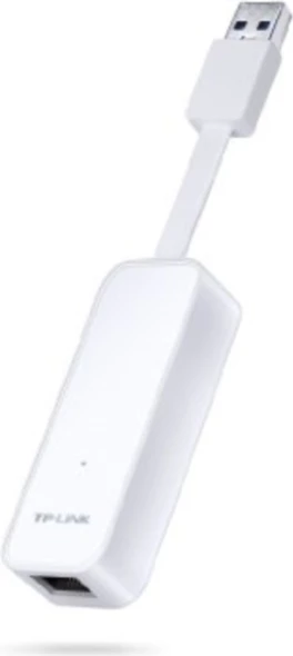 Adapter Ethernet USB 3.0 në RJ45 TP-LINK UE300, Gigabit 10/100/1000 Mbps, i bardhë