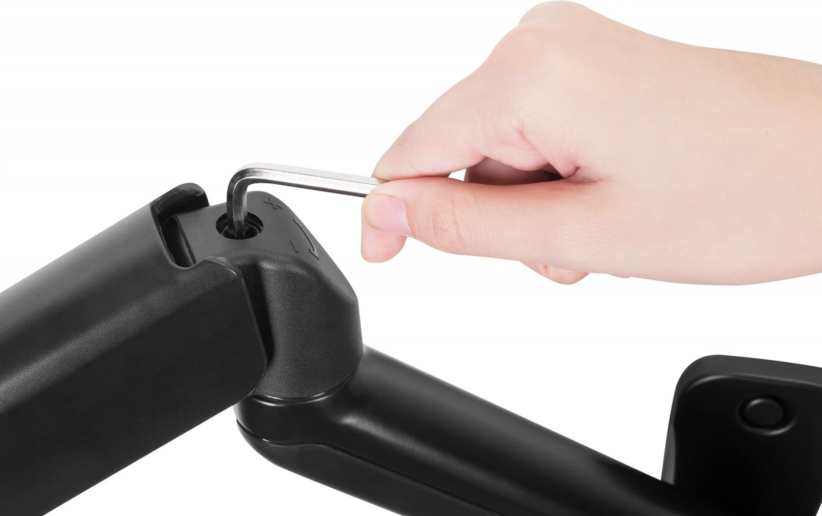 Mbajtës muri për monitor Digitus DA-90425, për 15-32", ngjyrë e zezë mat