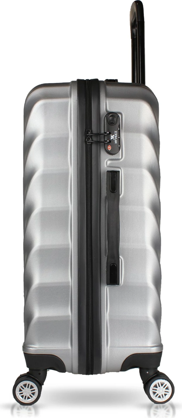 Set valixhesh (4 copë), ngjyrë gri, Zoozie Bags, 7279