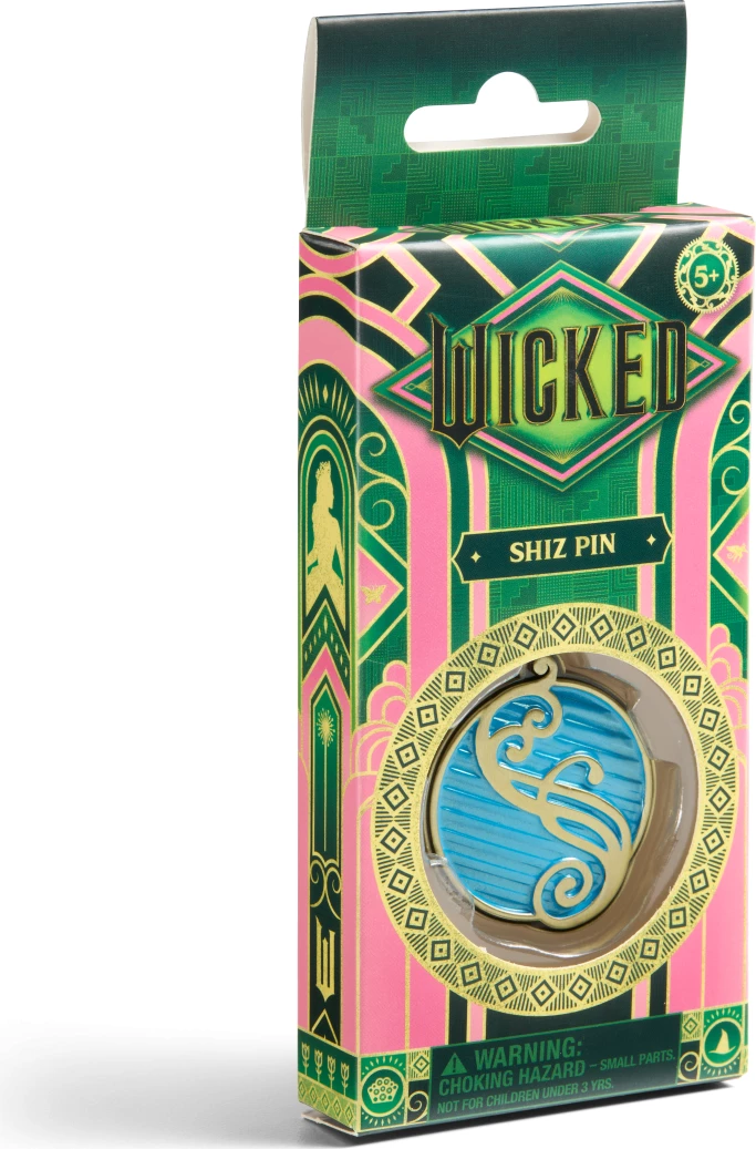 Pin koleksionues Noble Collection Wicked Shiz University 3 cm, blu/ari
