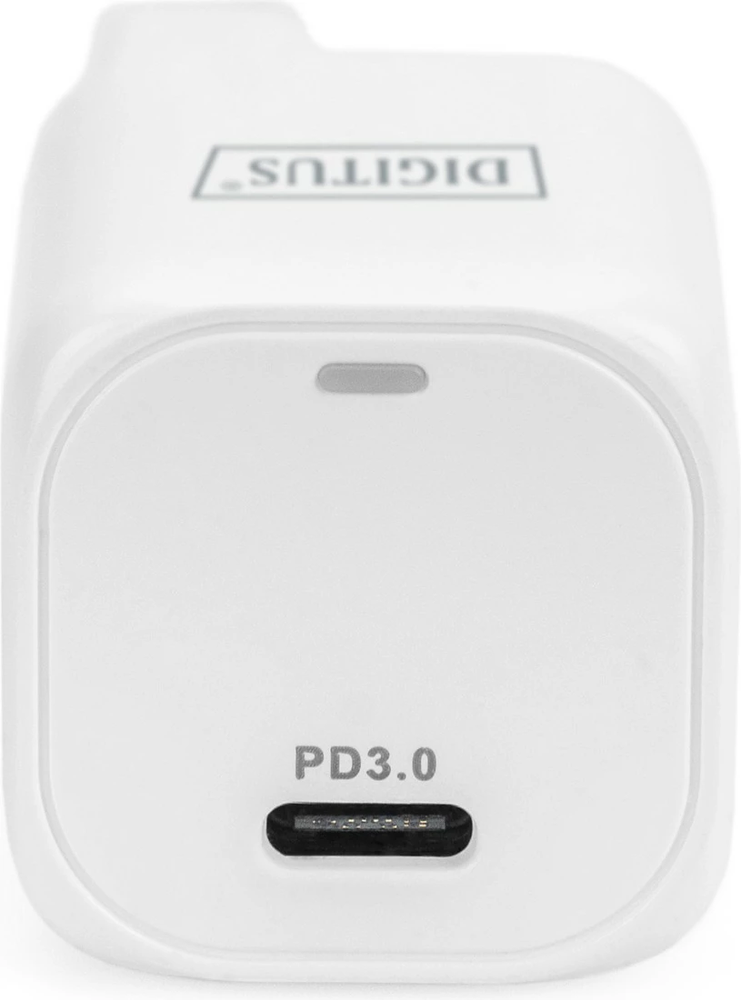 Karikues mini Digitus USB-C 20W PD 3.0, i bardhë