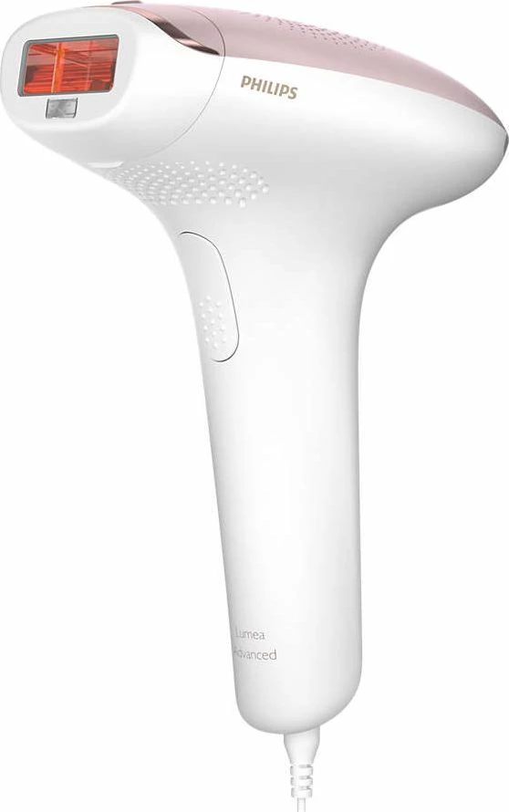 Epilator IPL Philips Lumea Advanced SC1994/00, 5 nivele, me sensor toni lëkure, me dritë, me kabllo, bardhë/rozë
