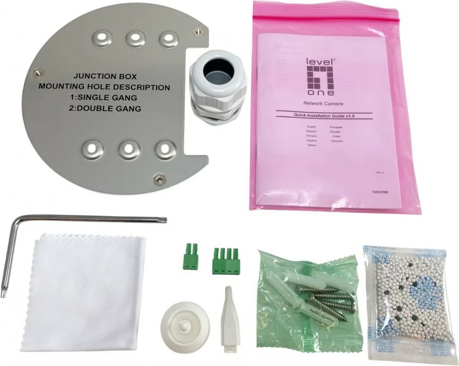 Kamerë IP LevelOne GEMINI Zoom, 6-MP, Zoom, H.265, Bardhë