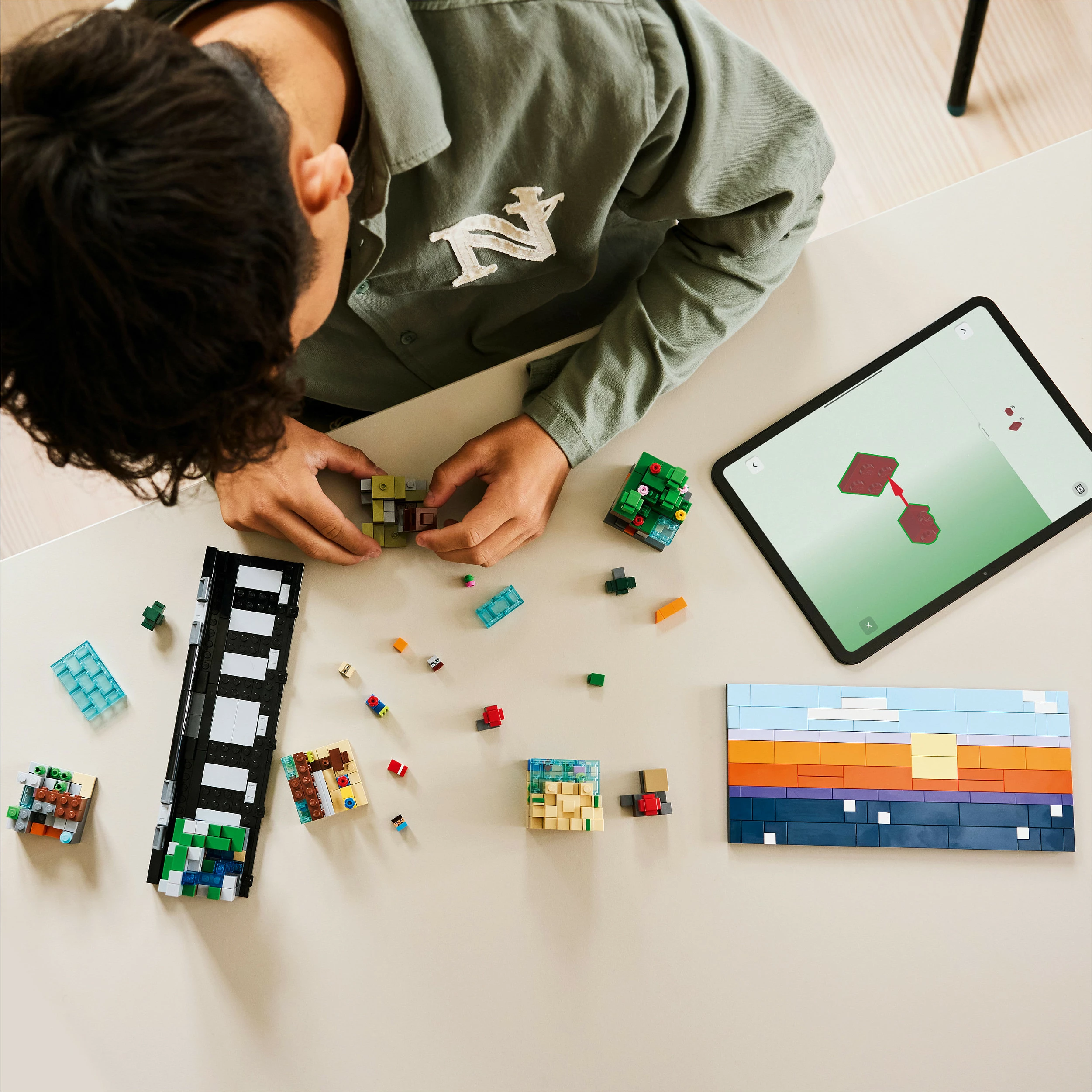 Set ndërtimi LEGO Minecraft Mini Biomes 21589, 797 copë, 12+, shumëngjyrësh