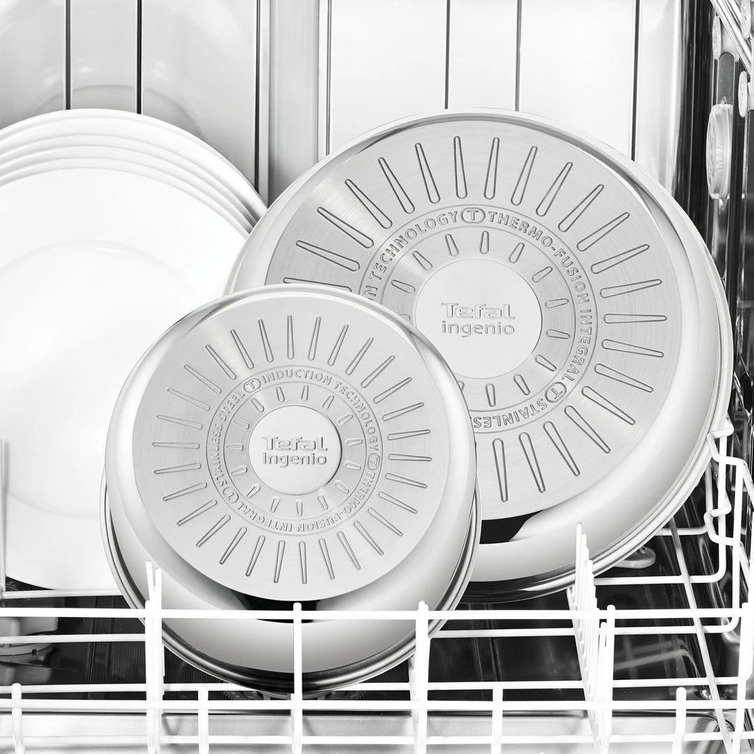 Set tenxheresh e tiganësh Tefal Ingenio L897SJ04, 20 pjesë, titanium