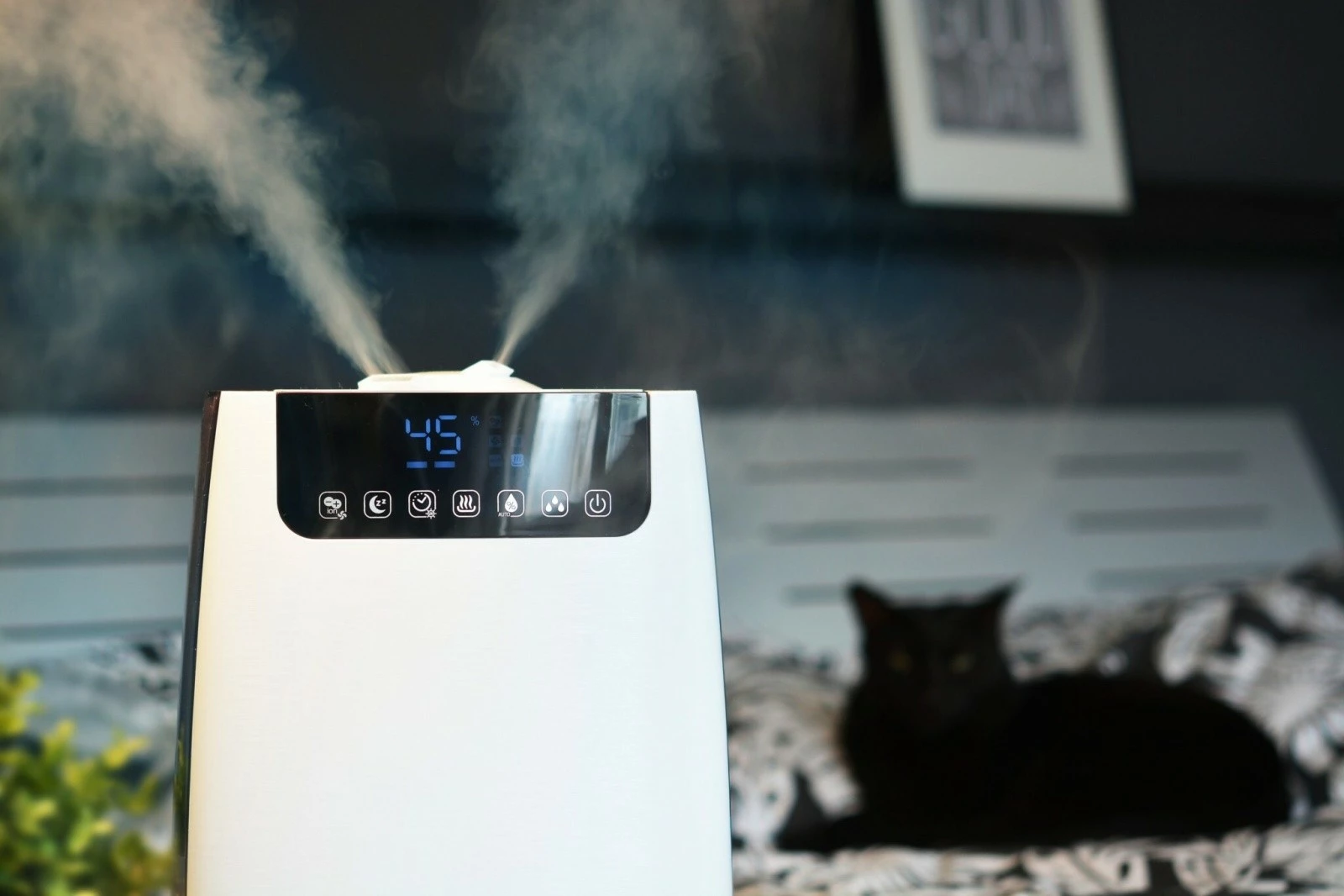 Lagështues ajri Blaupunkt AHS803 me jonizim, aromaterapi, UV, 5L, i bardhë